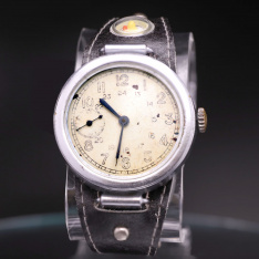 Oversized Russian Military 24 Hour Dial Wristwatch CA 1970’s’s With Compass